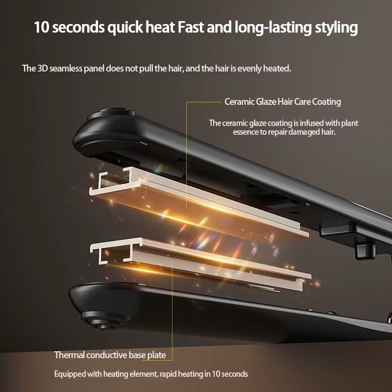 Professional Safe Hair Straightener Curler 2 In 1