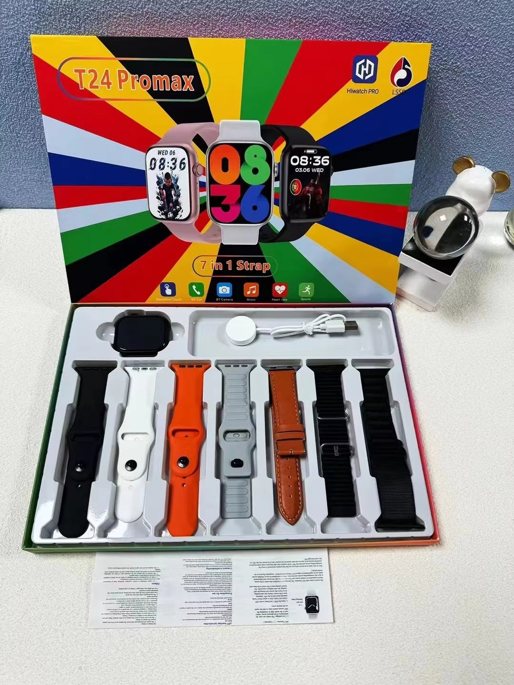7 in 1 Smart Watch t 24 Promax