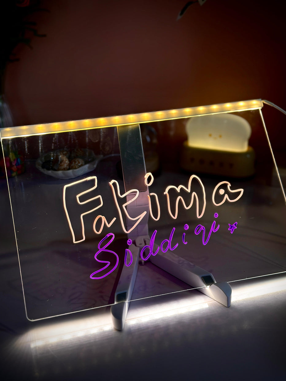 LED Glow Drawing Board for Kids